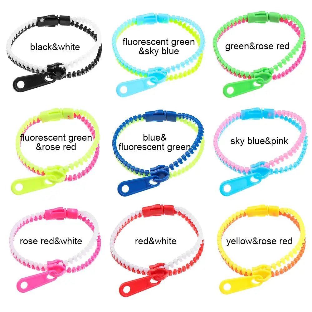 1PC Candy Colorful Zipper bracelet - Dopamine Distractions