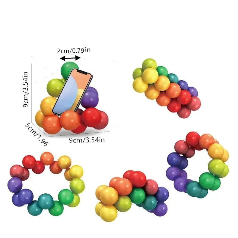 3D Rotating Educational Balls For Stress & Anxiety Relief - Dopamine Distractions