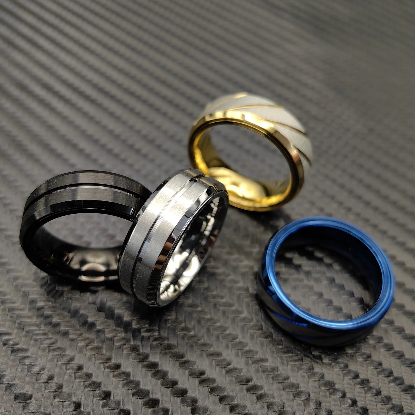 EDC Fidget Sliders Fashion Stress Relief Ring - Dopamine Distractions