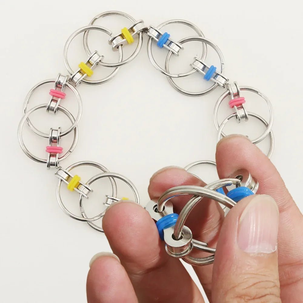 Metal Decompression Chain Fidget Toys - Dopamine Distractions