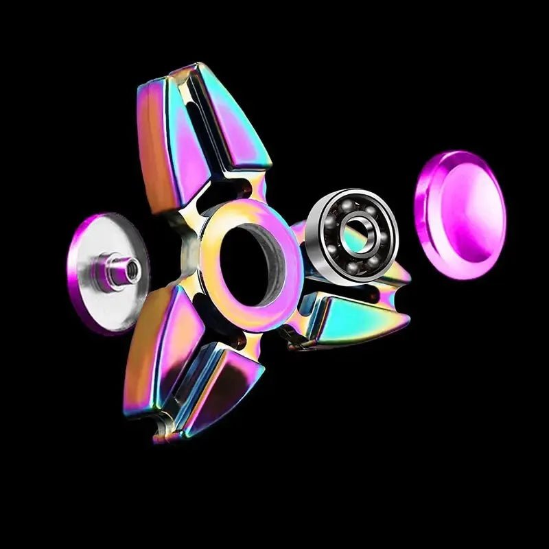 Metal Rainbow Fidget Spinner - Dopamine Distractions