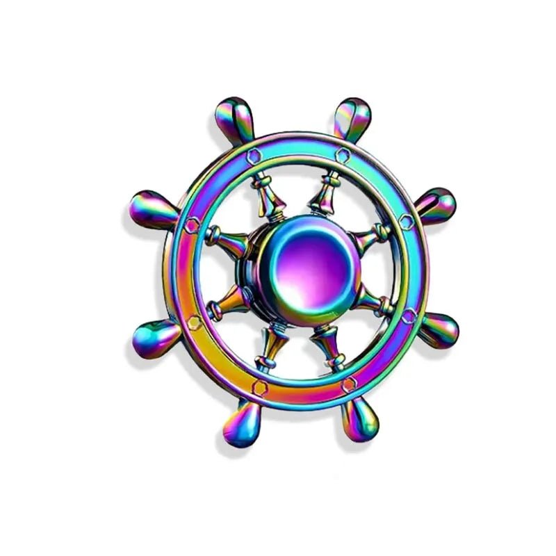 Metal Rainbow Fidget Spinner - Dopamine Distractions