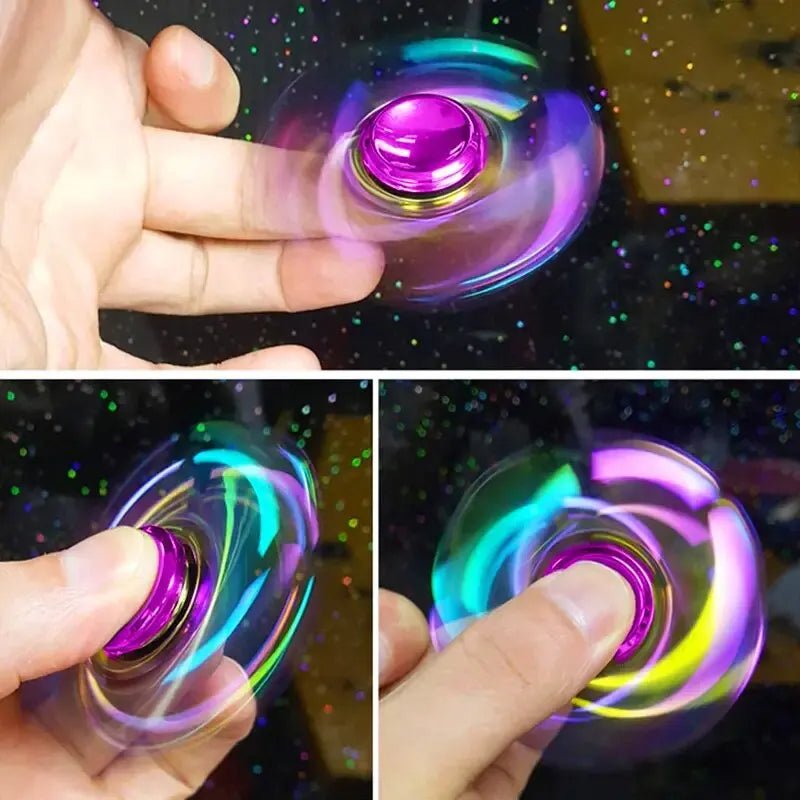 Metal Rainbow Fidget Spinner - Dopamine Distractions